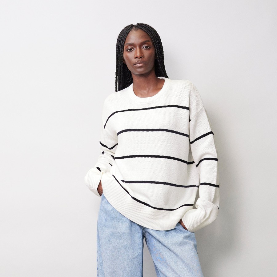 Knitwear Albaray | Relaxed Stripe Jumper