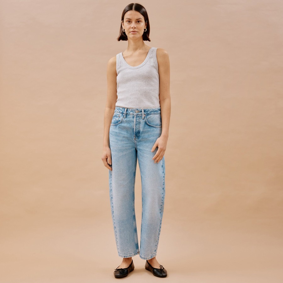 Denim Albaray | Vintage Wash Relaxed Jean