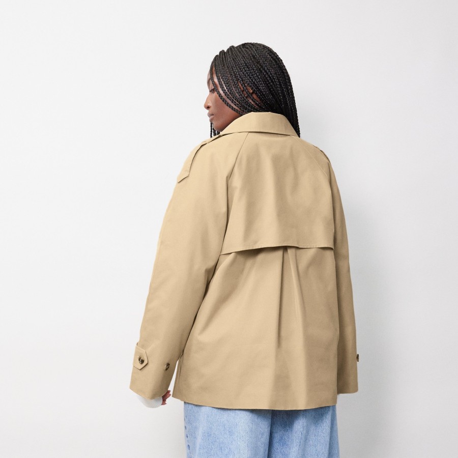 Tailoring Albaray | Short Double Breasted Trench Coat