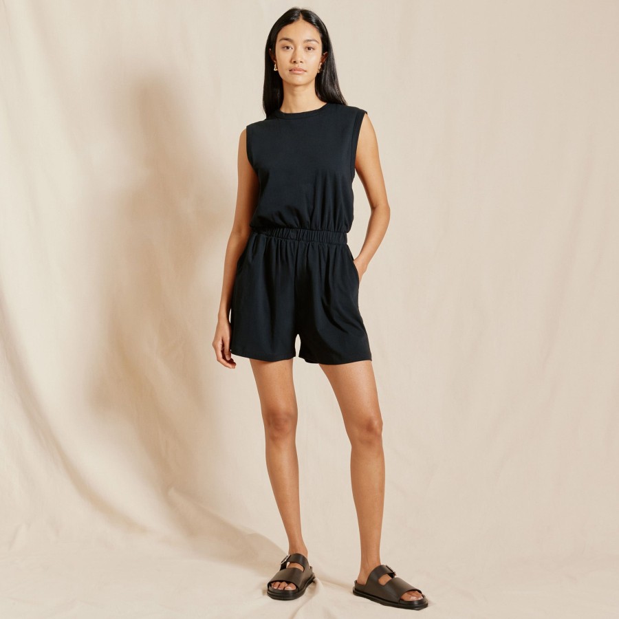 Jumpsuits Albaray | Black Short Jumpsuit