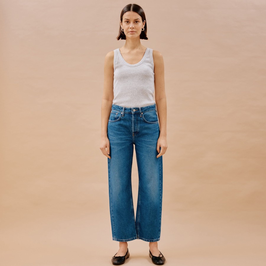 Denim Albaray | Dark Wash Relaxed Jeans