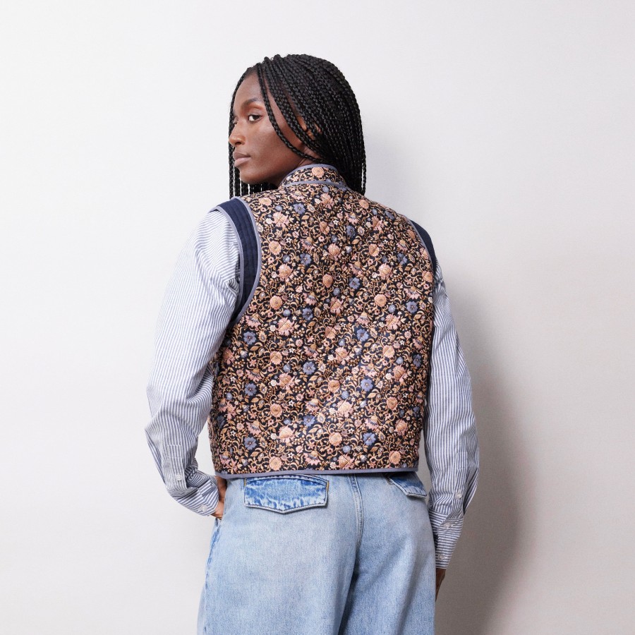 Tops & Blouses Albaray | Floral Print Waistcoat