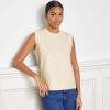 Knitwear Albaray | Cream Knitted Tank Top