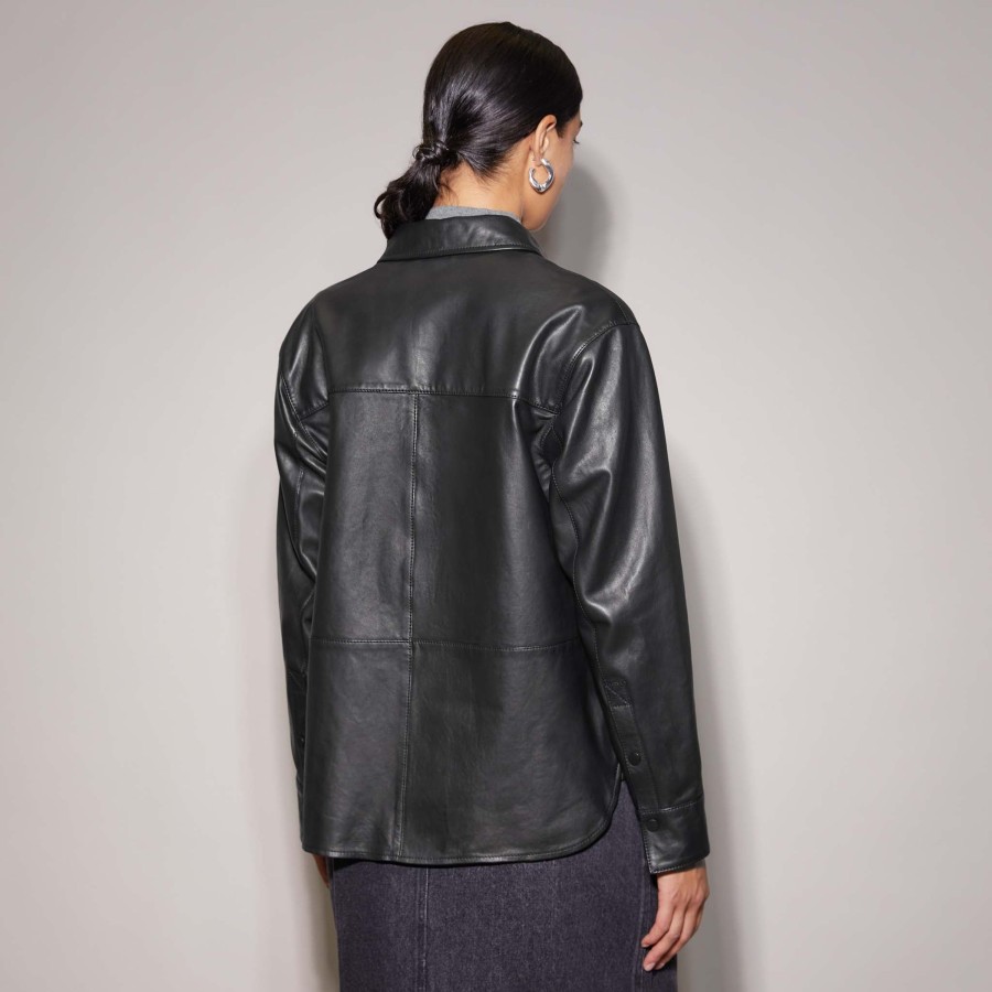 Coats & Jackets Albaray | Leather Shirt