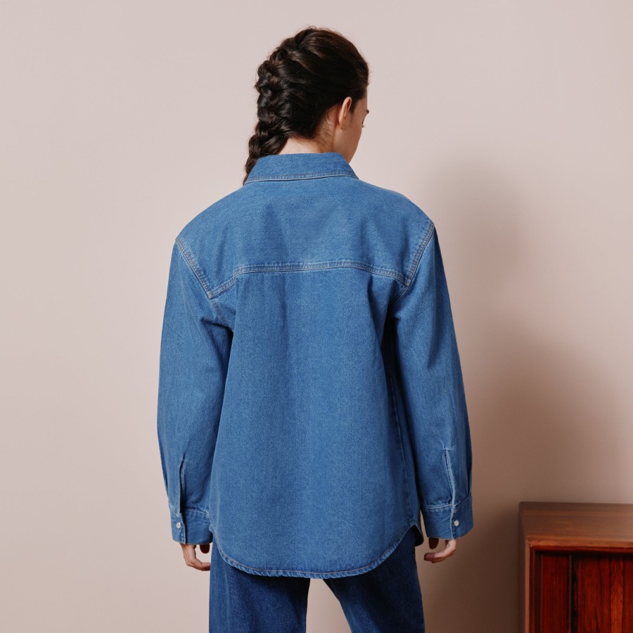 Denim Albaray | Denim Oversize Shirt