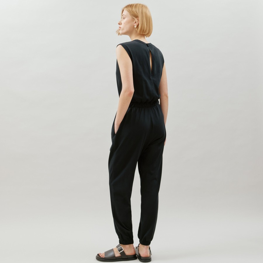 Jumpsuits Albaray | Black Tank Jumpsuit