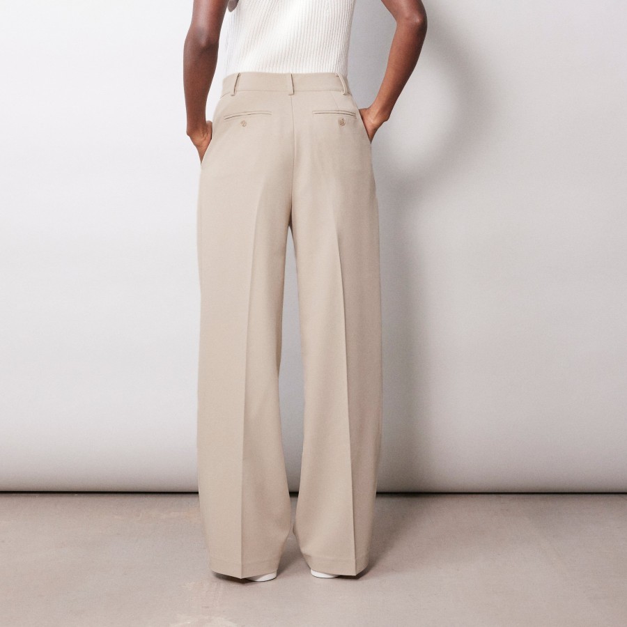 Tailoring Albaray | Stone Tailored Pleat Front Trouser