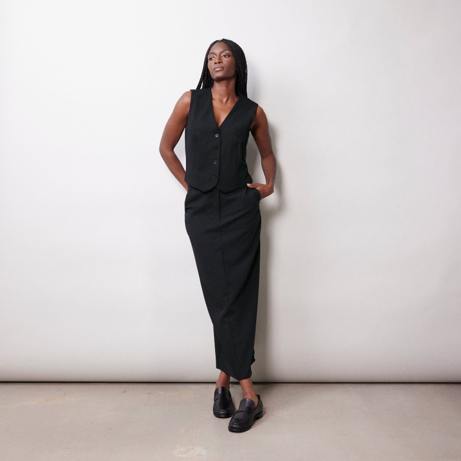 Tailoring Albaray | Black Tailored Waistcoat