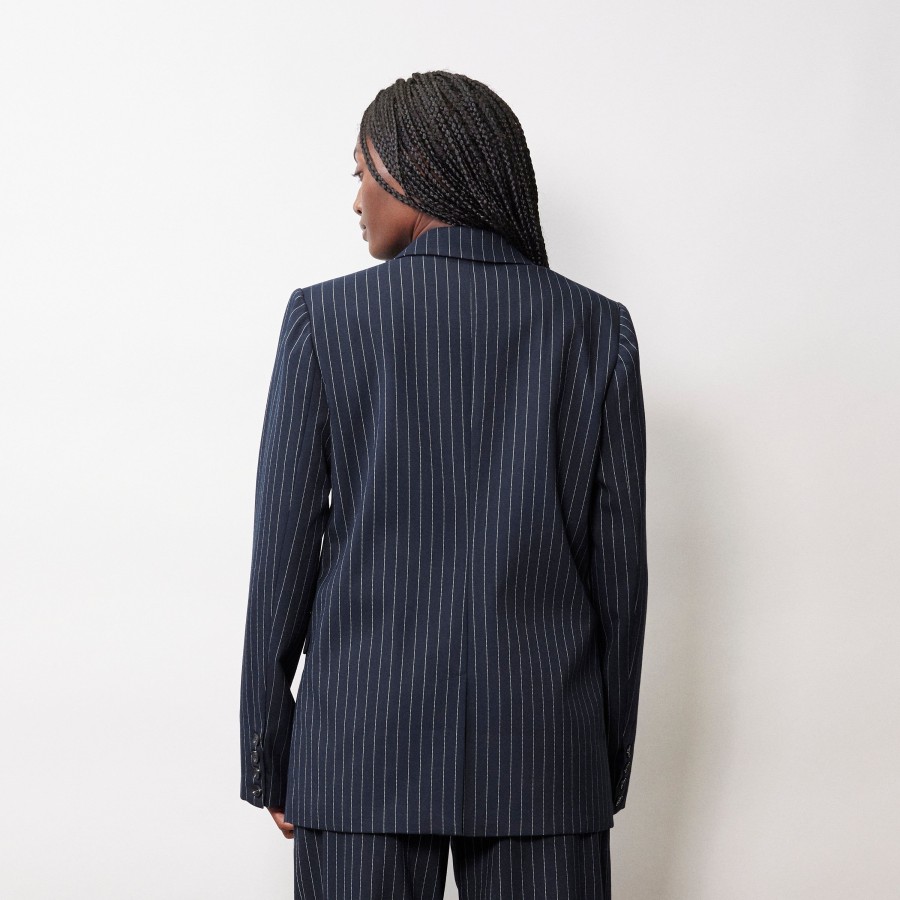 Tailoring Albaray | Navy Pinstripe Jacket